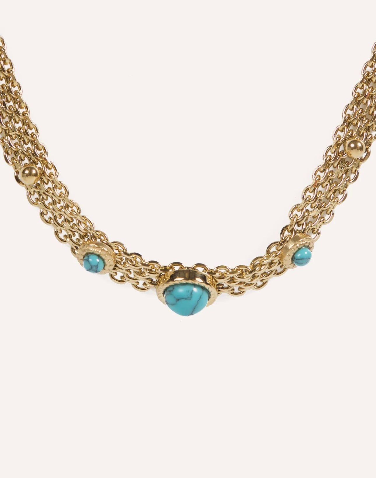“Mirage Bleu” necklace