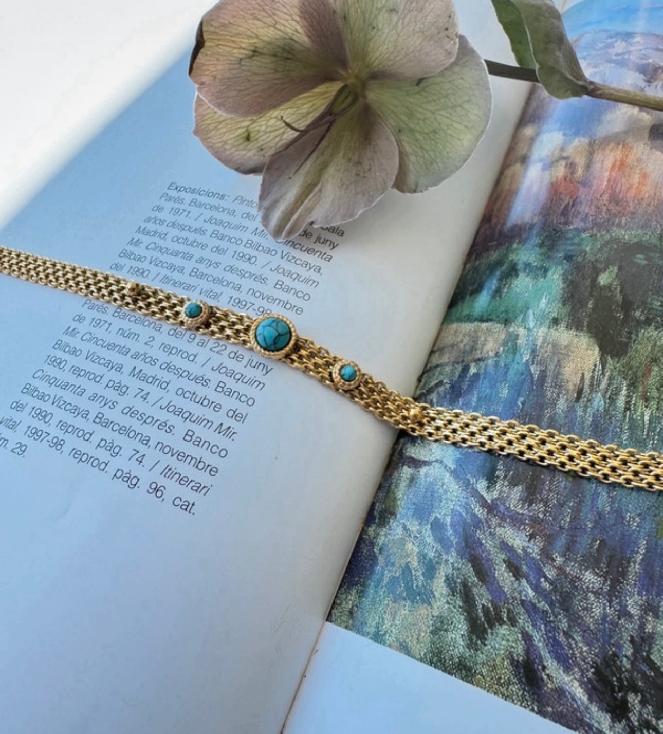 “Mirage Bleu” necklace