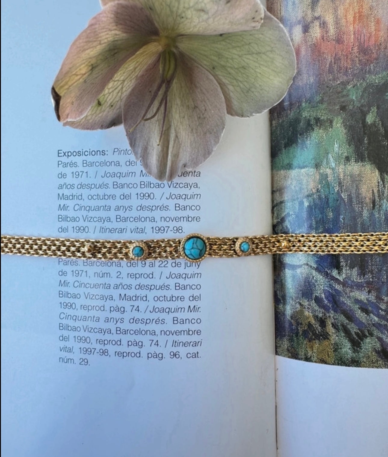 “Mirage Bleu” necklace