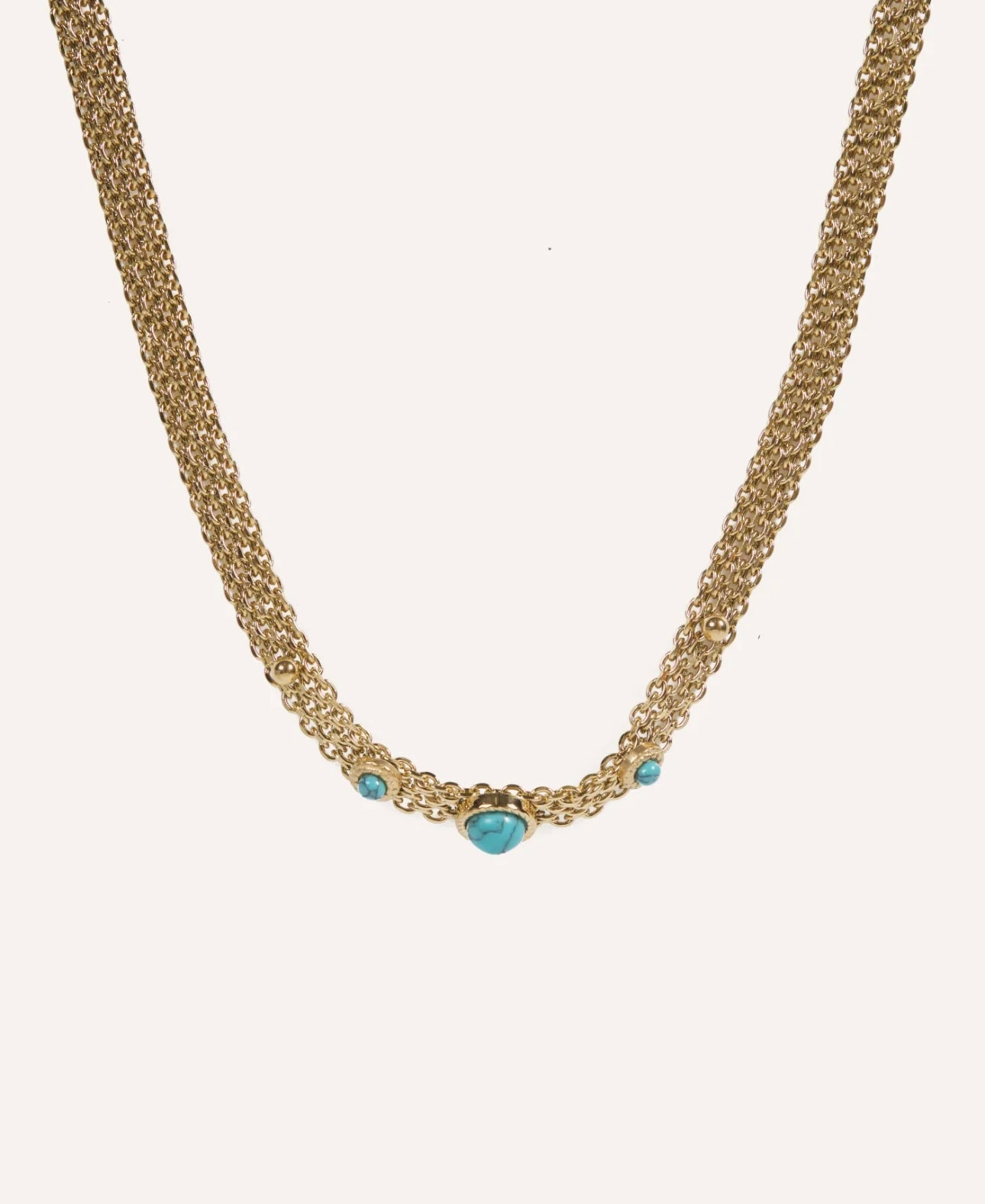 “Mirage Bleu” necklace