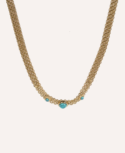 “Mirage Bleu” necklace