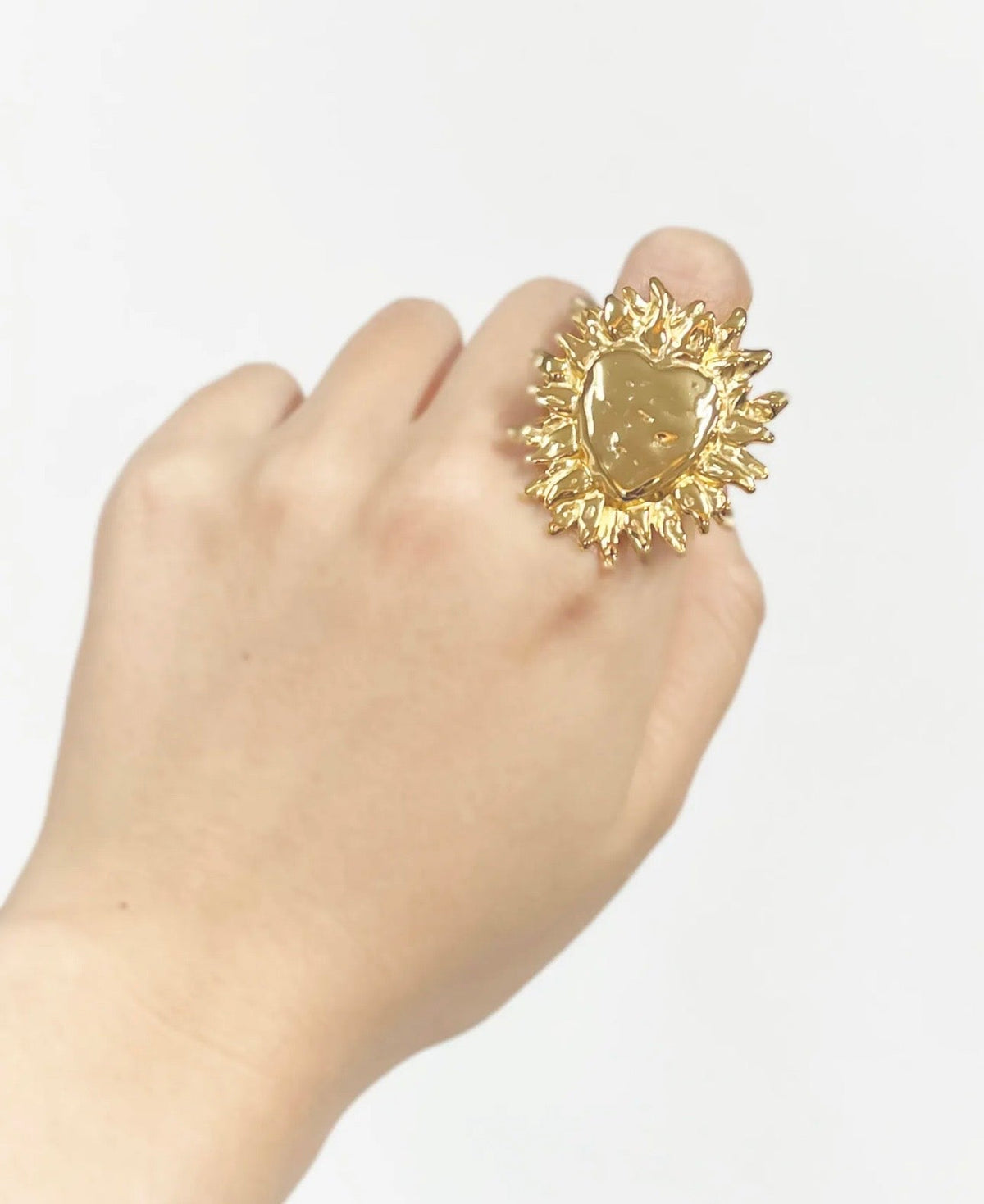 Anillo Isolda dorado - vista 4