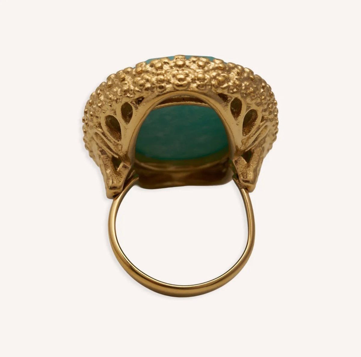 Anillo L’Écume des jours con amazonita natural - vista 3