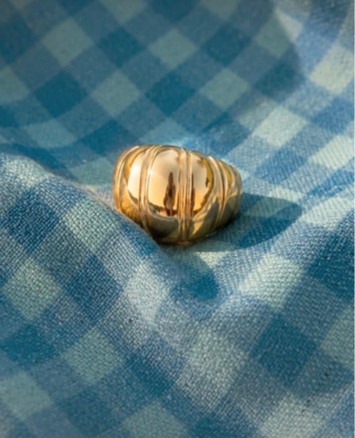 Anillo Rienzi dorado - vista 4